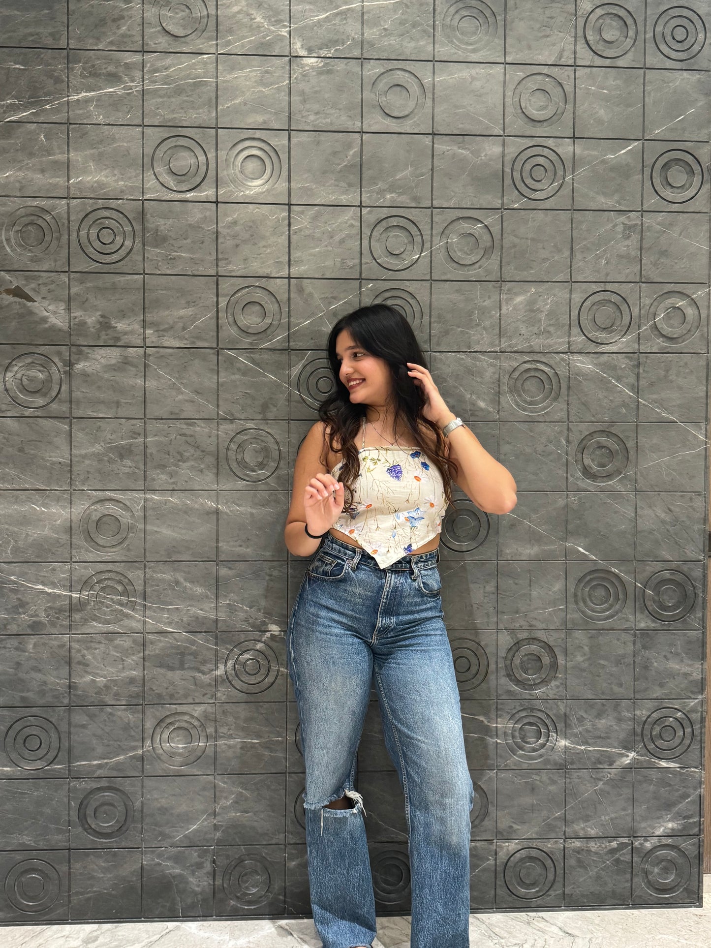 Celeste Scarf Top