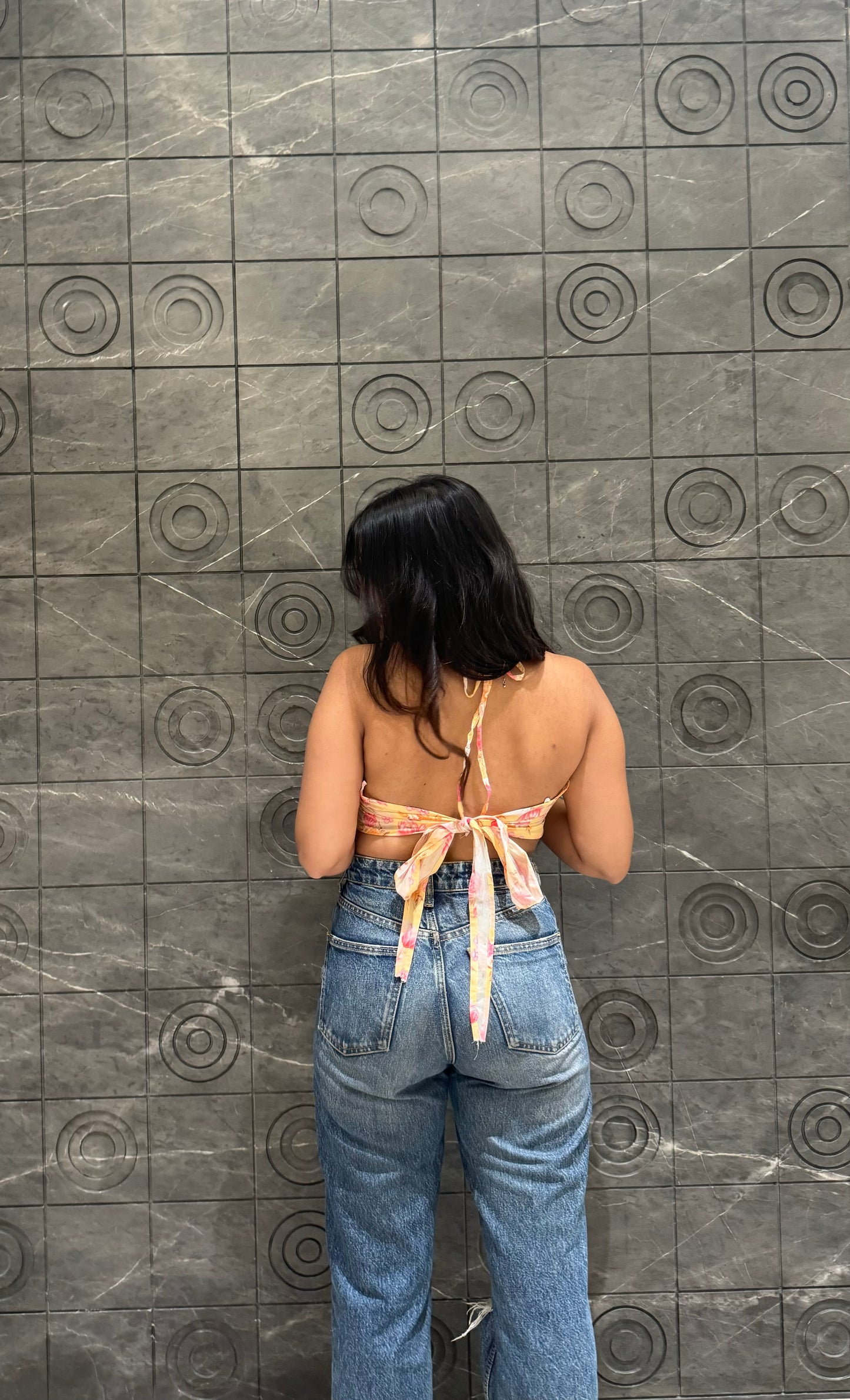 Flora Scarf Top