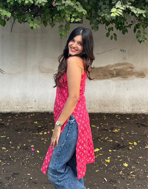 Peach Berry Kurti