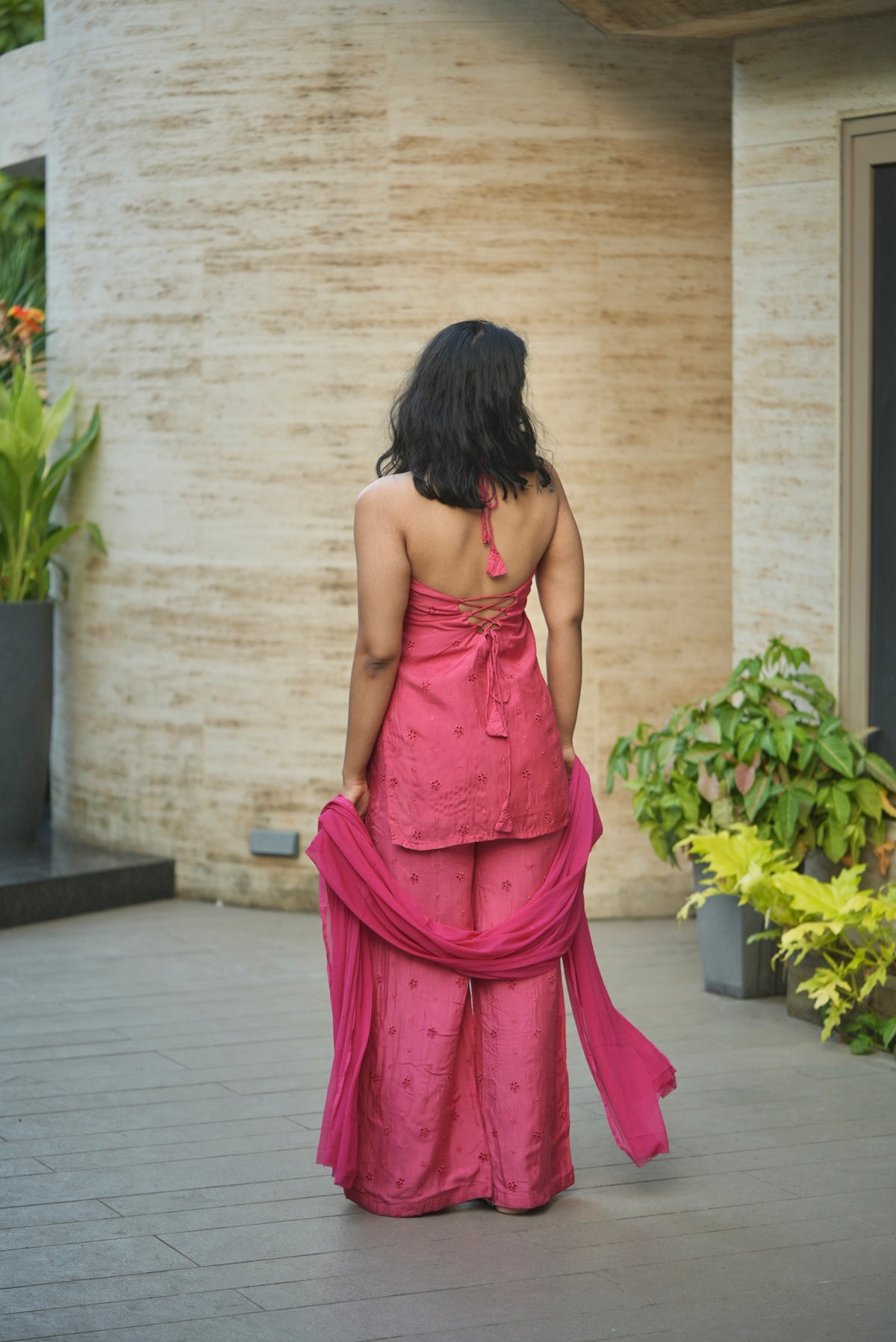 Rosaria Kurti Pants Dupatta Set
