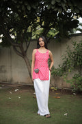 Peach Berry Short Kurti