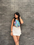 Waves Scarf Top