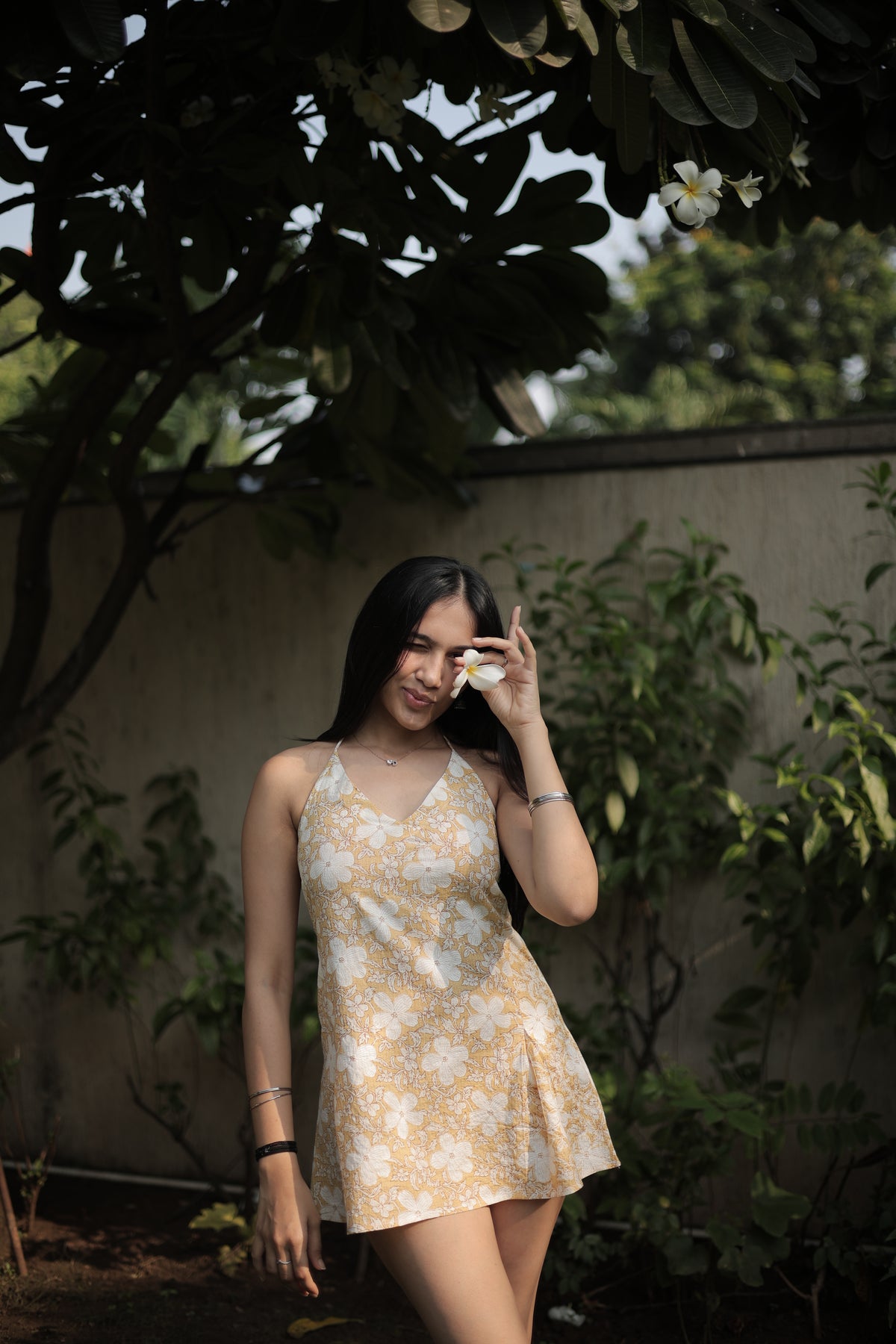 Sunshine Blossom Short Dress