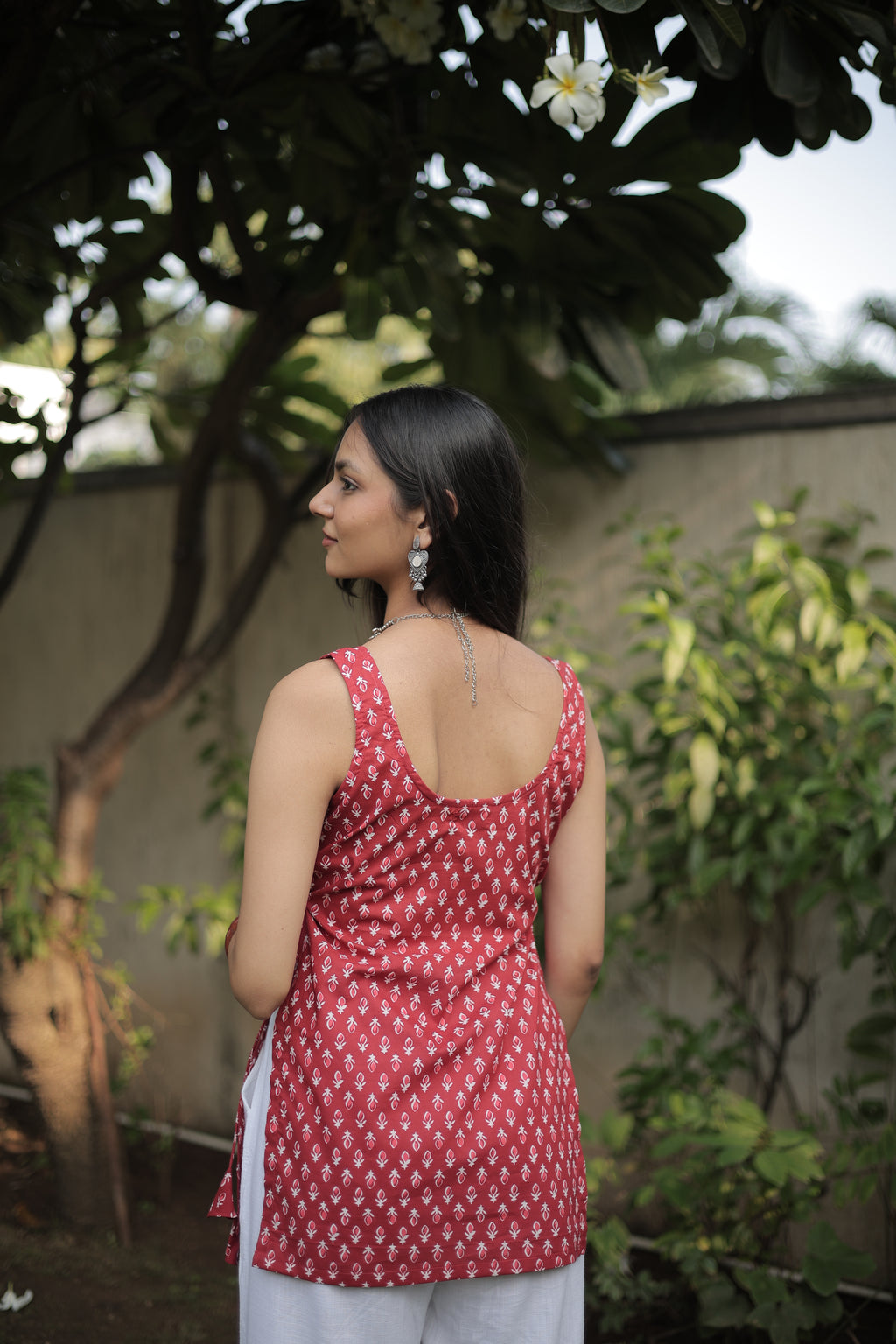 Red Berry Short Kurti