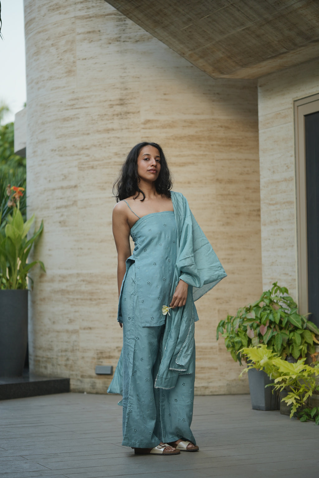 Azura Kurti Pant Dupatta Set