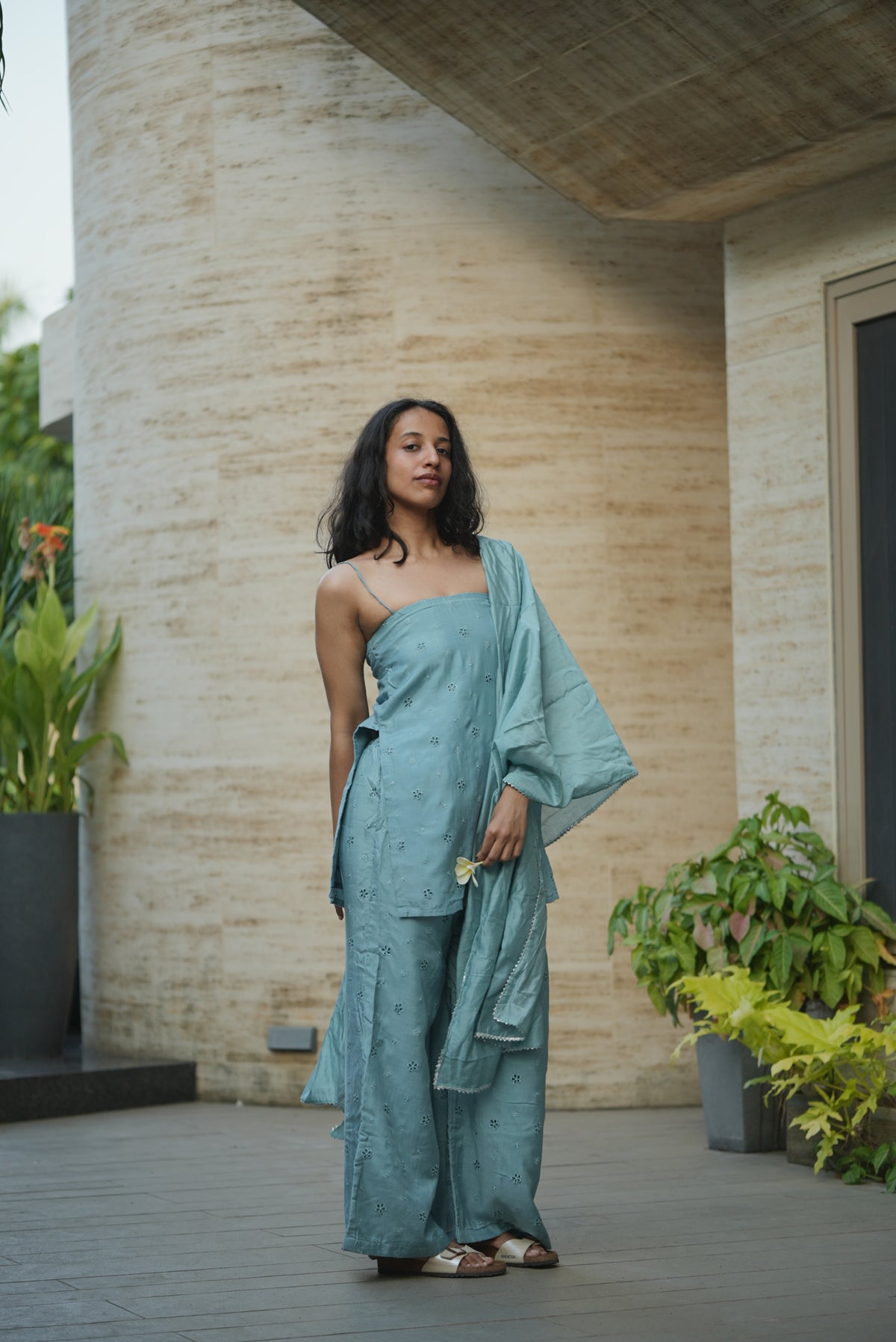 Azura Kurti Pant Dupatta Set