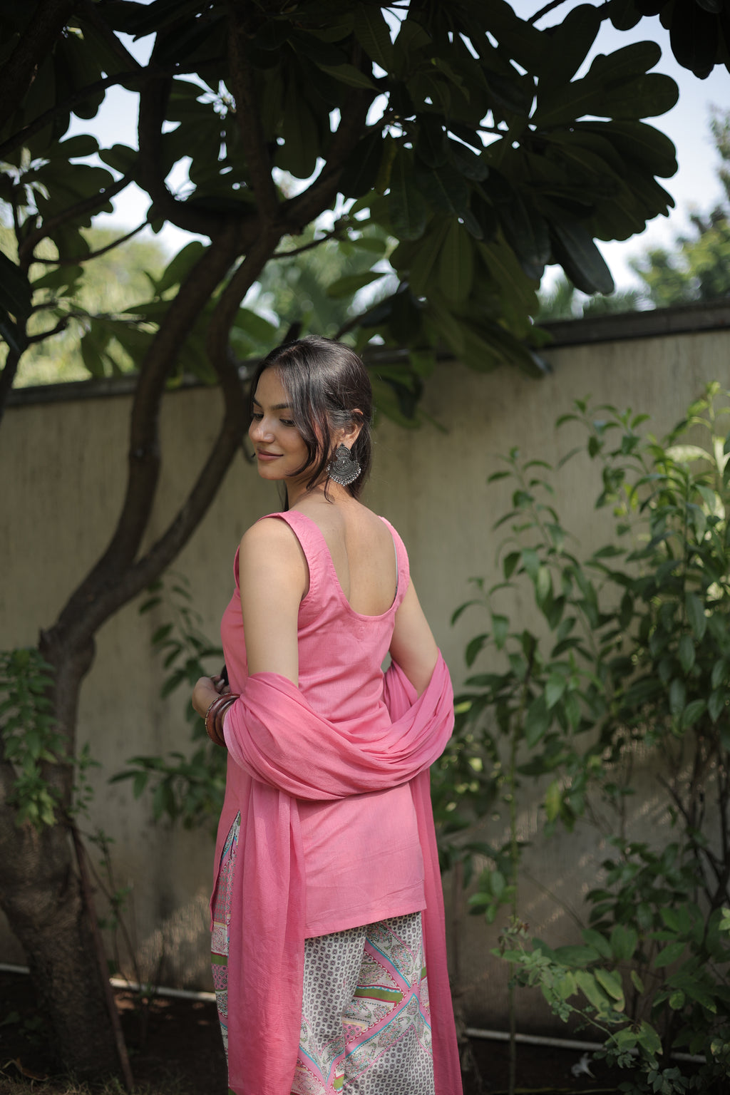 Peach Meher Farshi Set