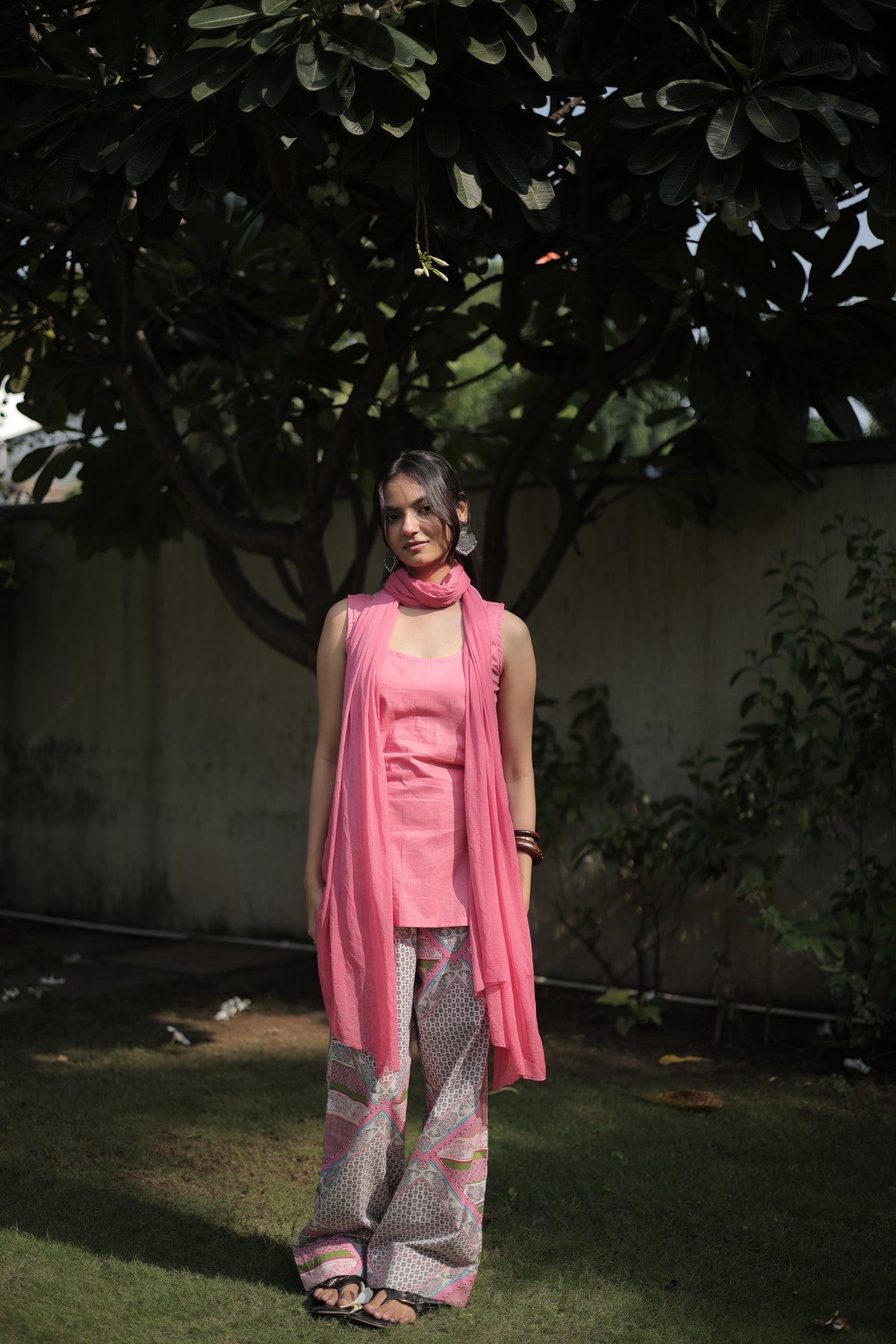 Peach Meher Farshi Set