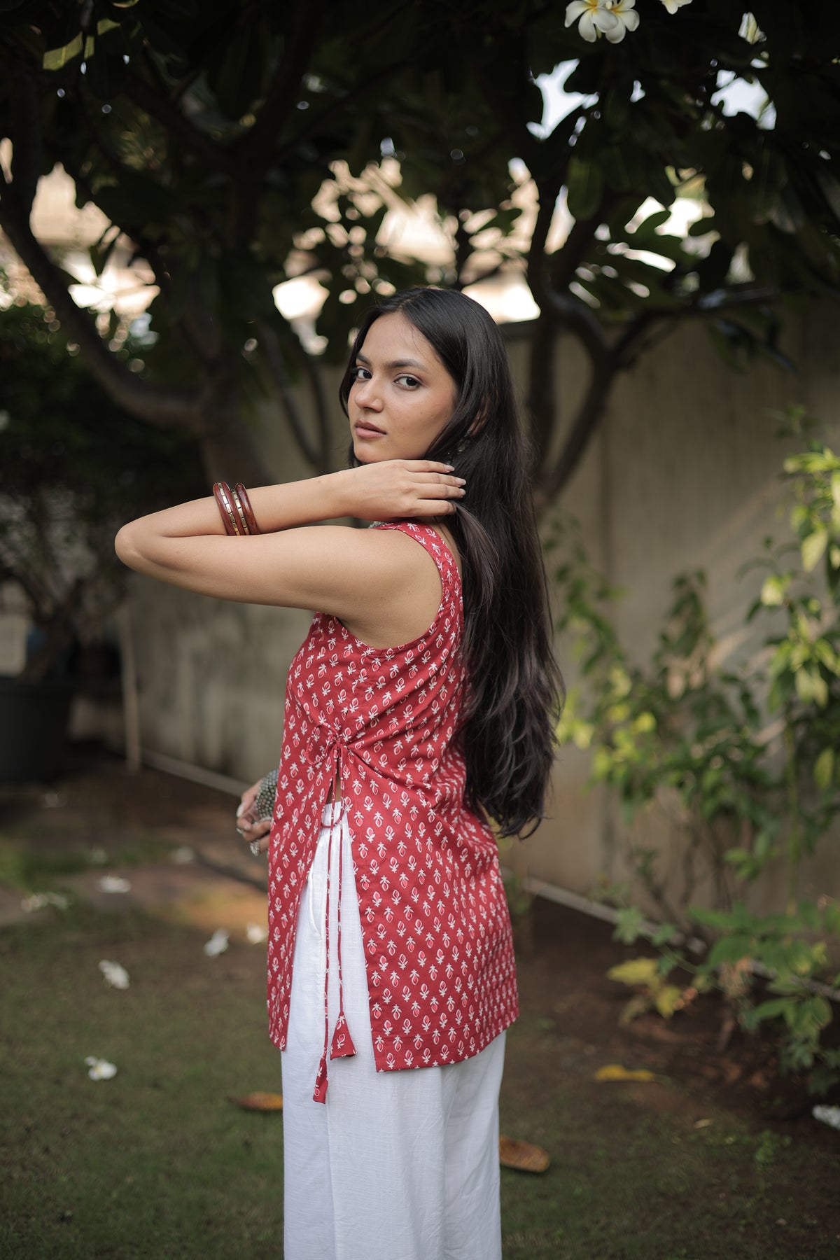 Red Berry Short Kurti