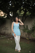 Sky Whisper Short Kurti