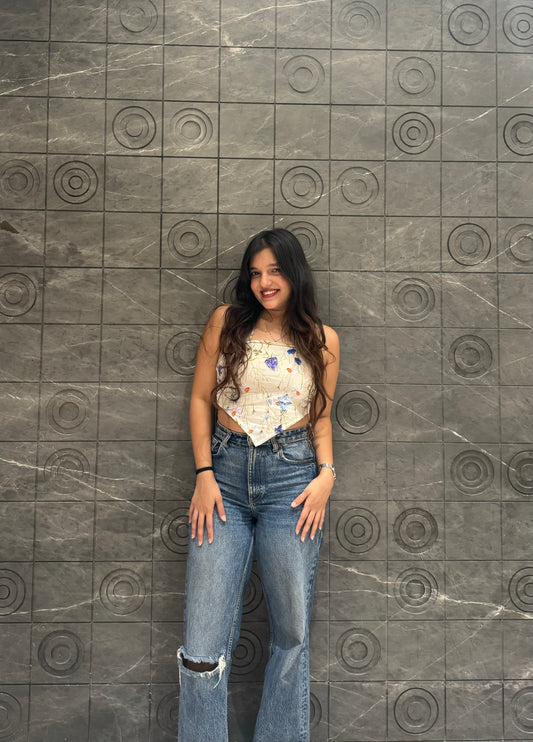 Celeste Scarf Top