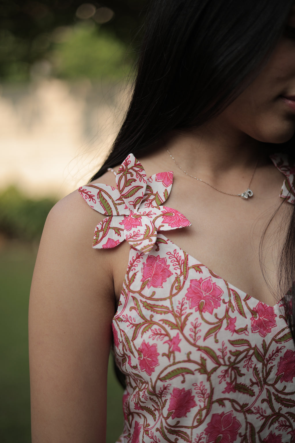 Pure Petals Applique Short Kurti