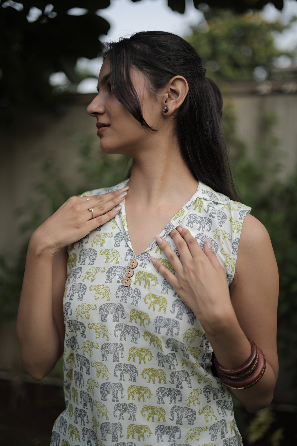 Haathi Heritage Short Kurti