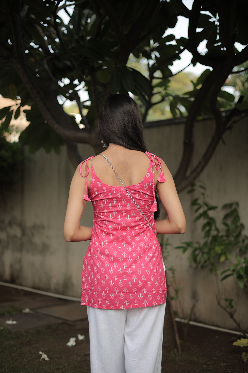 Peach Berry Short Kurti