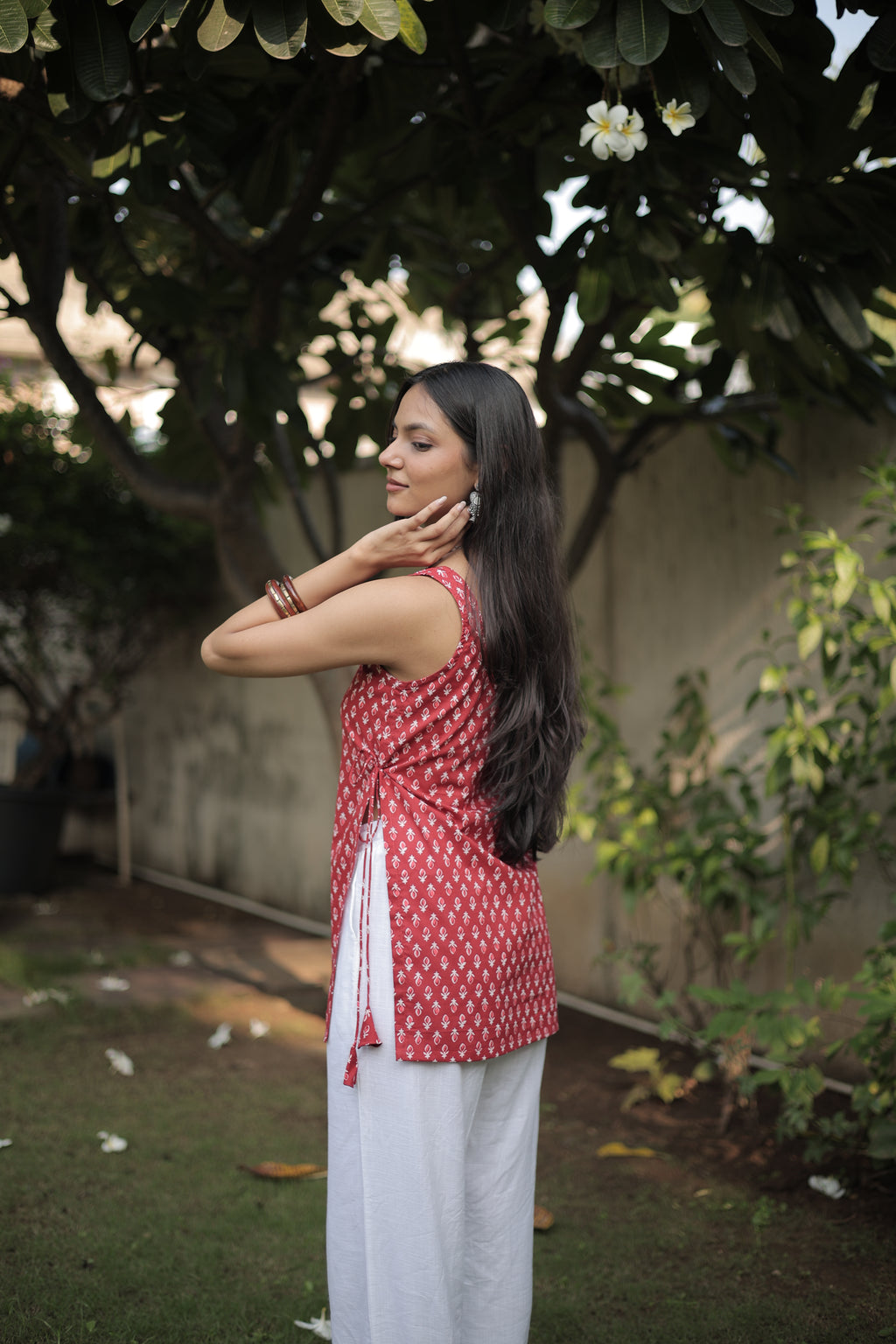 Red Berry Short Kurti