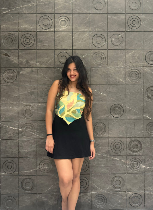 Sage Scarf Top
