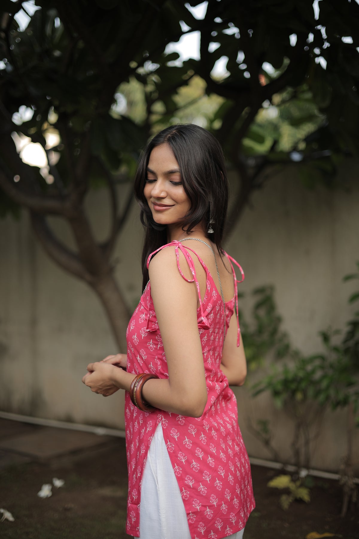 Peach Berry Short Kurti