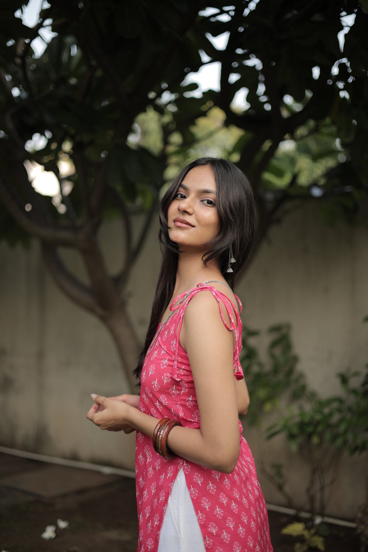 Peach Berry Short Kurti
