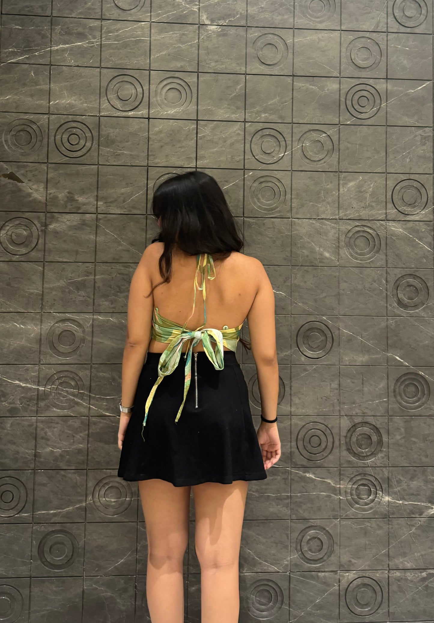 Sage Scarf Top