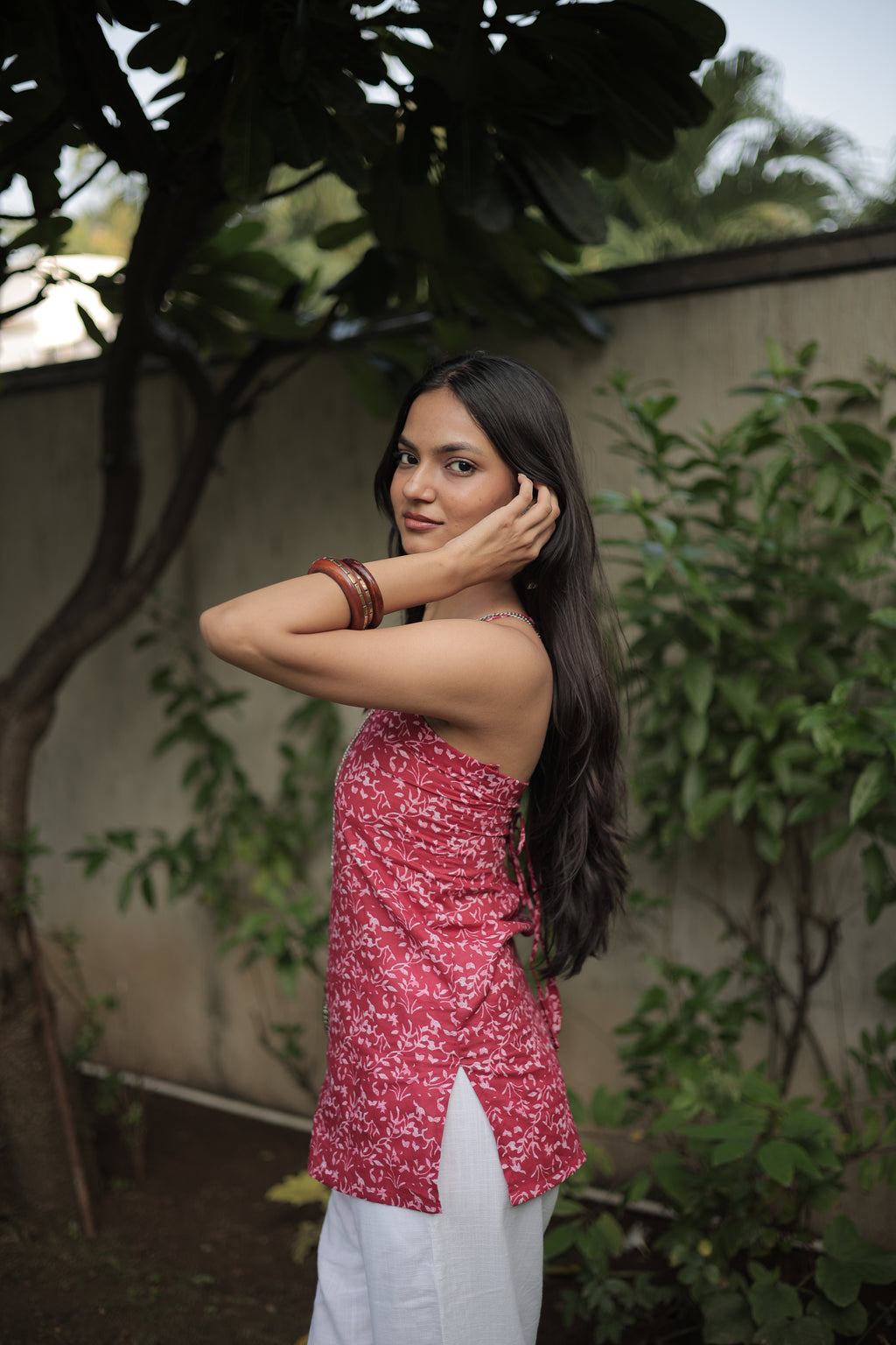 Maroon Blush Short Kurti