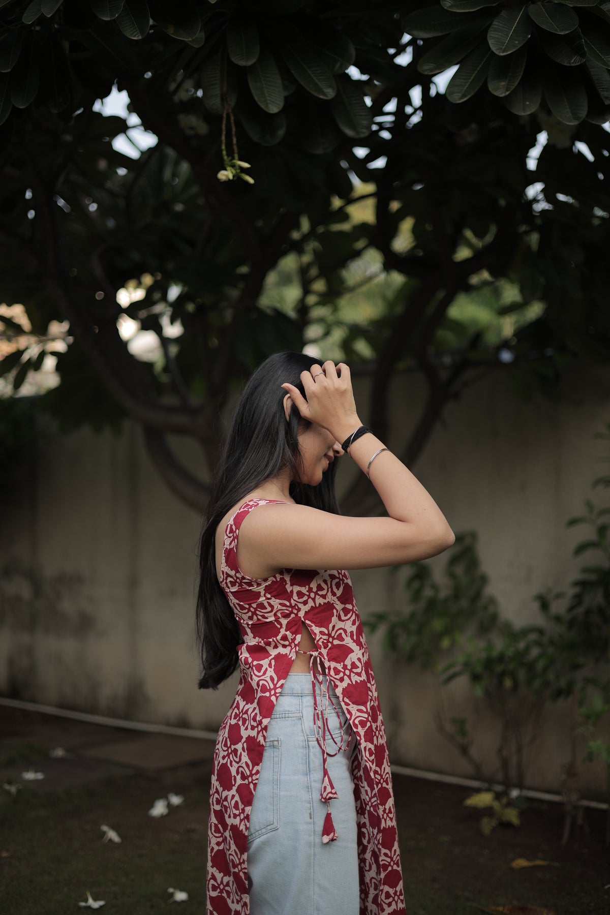 Kaira Red Kurti