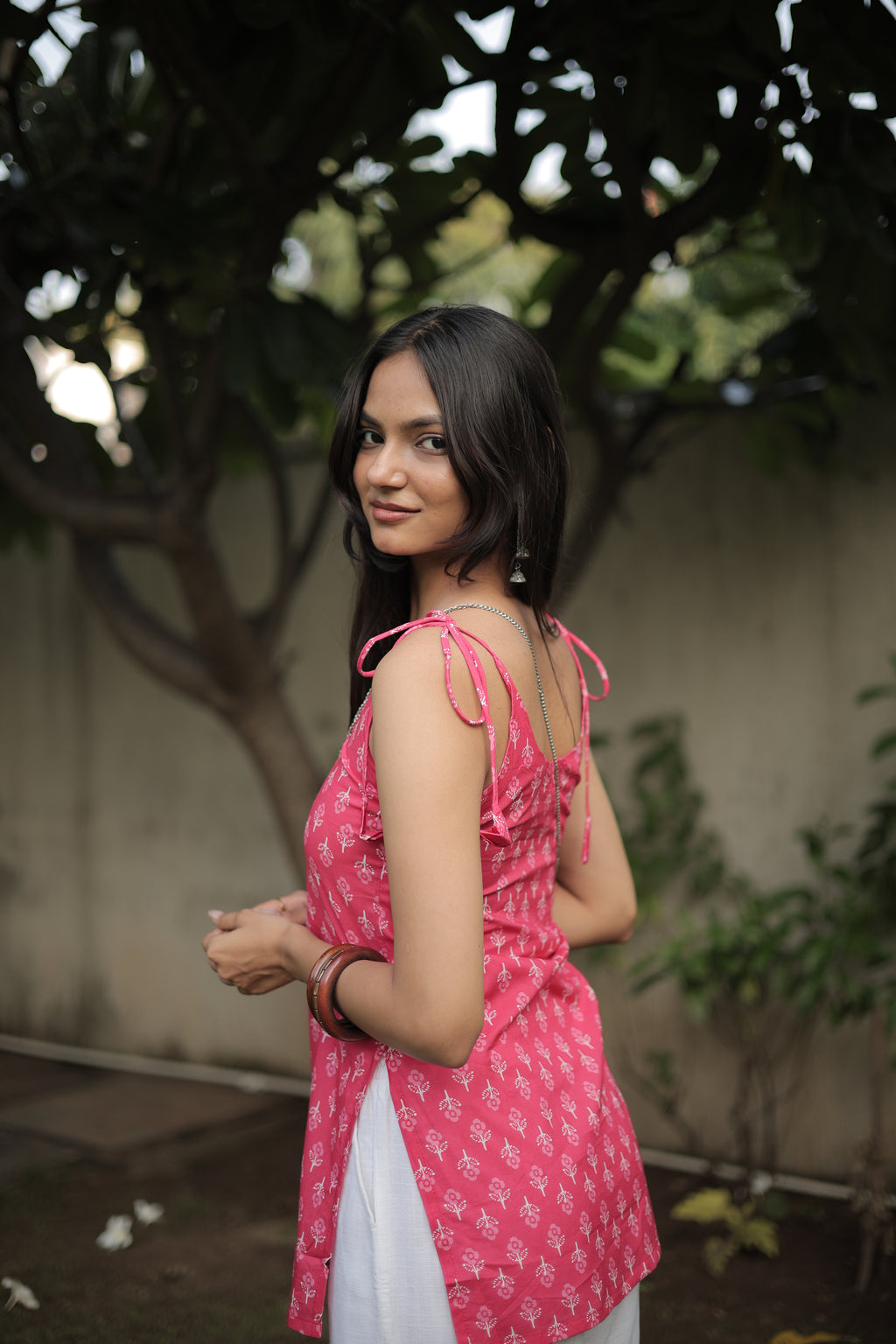 Peach Berry Short Kurti