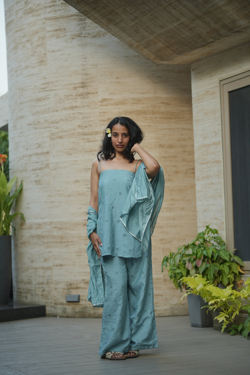 Azura Kurti Pant Dupatta Set