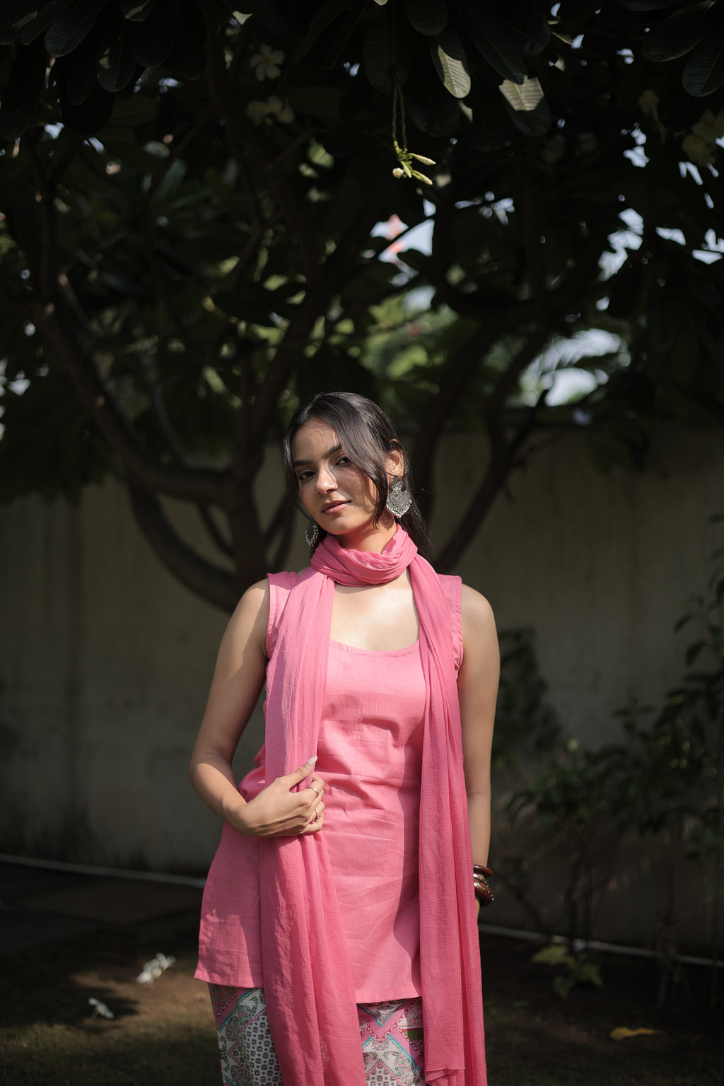 Peach Meher Farshi Set
