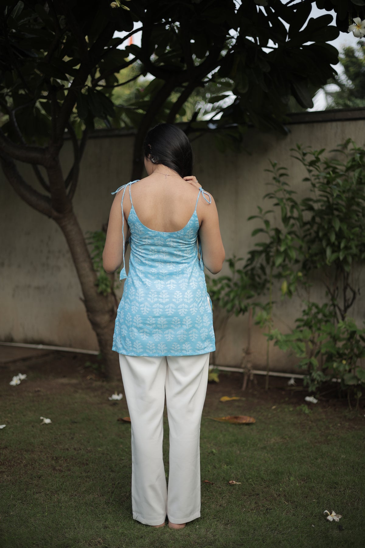 Sky Whisper Short Kurti