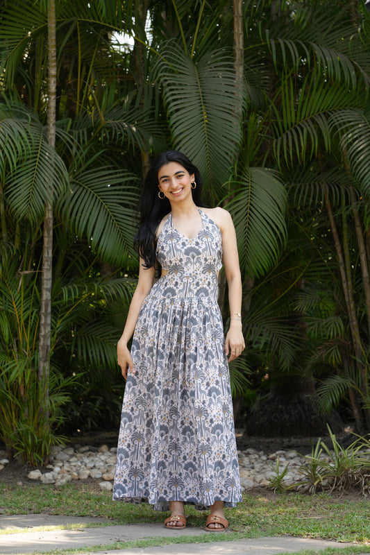 Zebra long dress