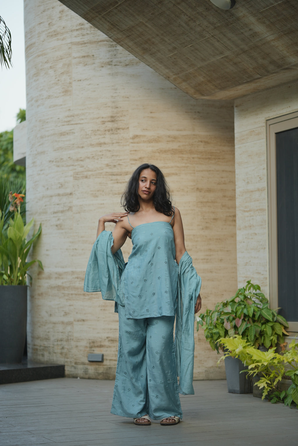 Azura Kurti Pant Dupatta Set