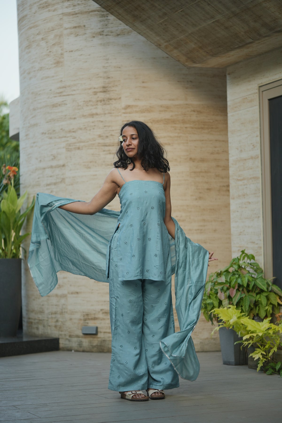 Azura Kurti Pant Dupatta Set