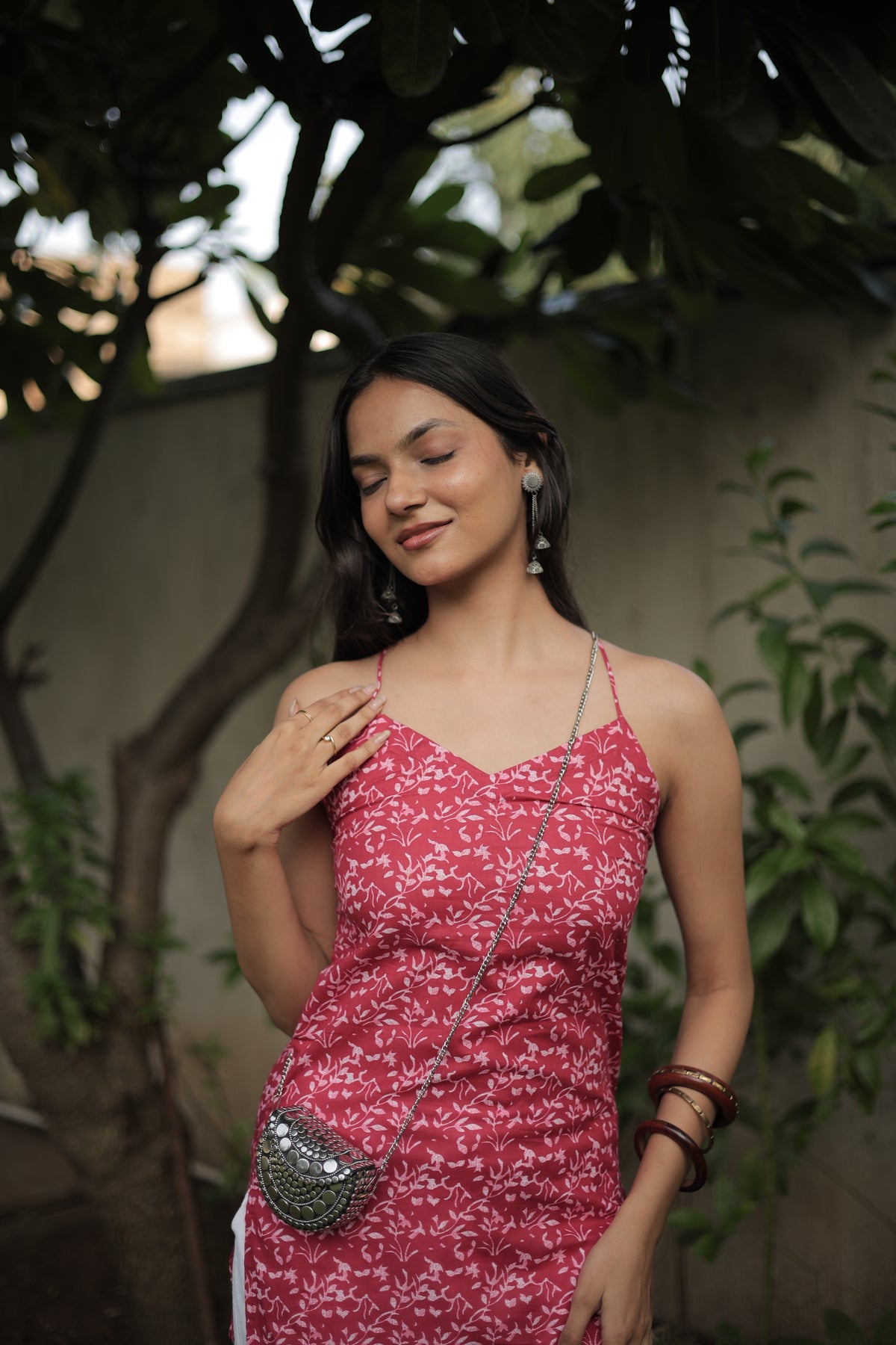 Maroon Blush Short Kurti
