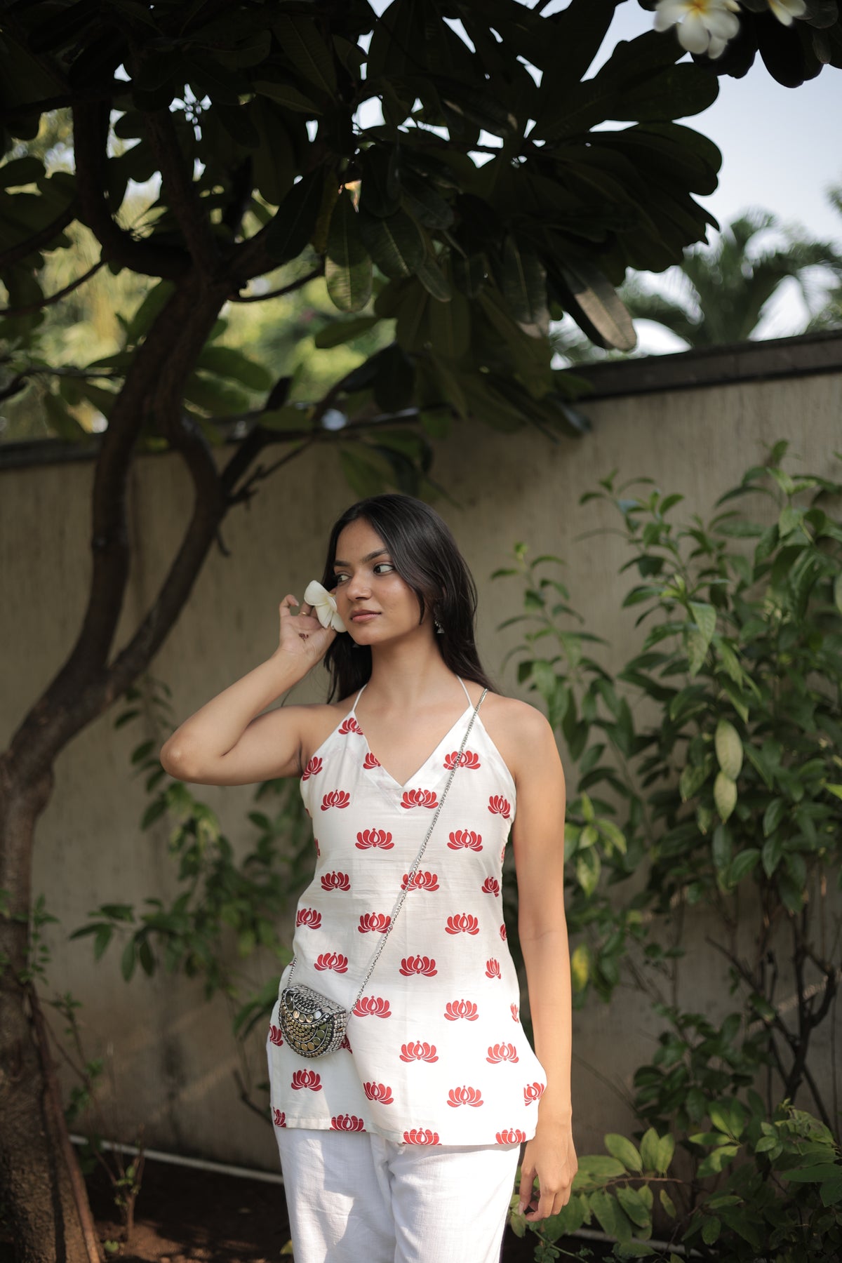 Laal Kamal Short Kurti