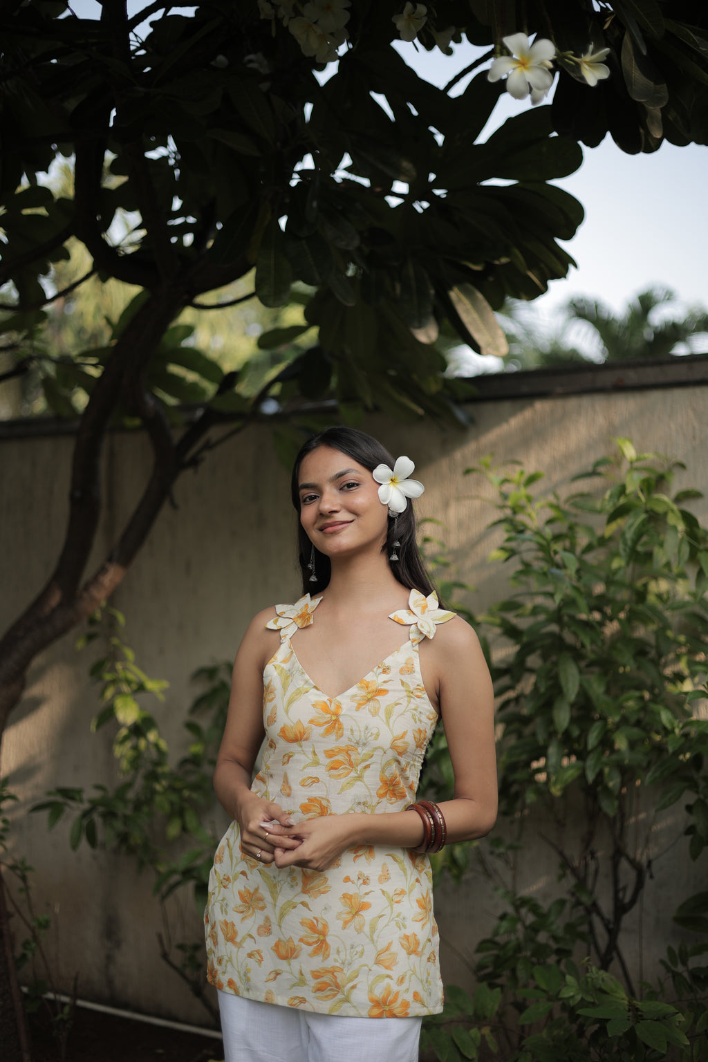 Buttercup Applique Short Kurti