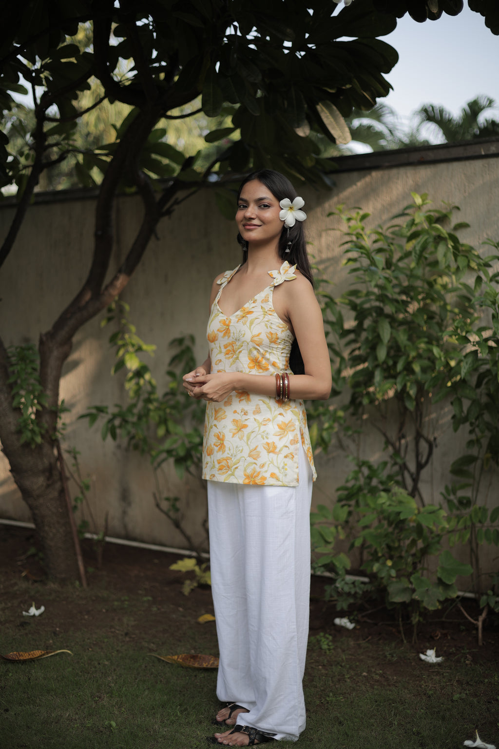 Buttercup Applique Short Kurti