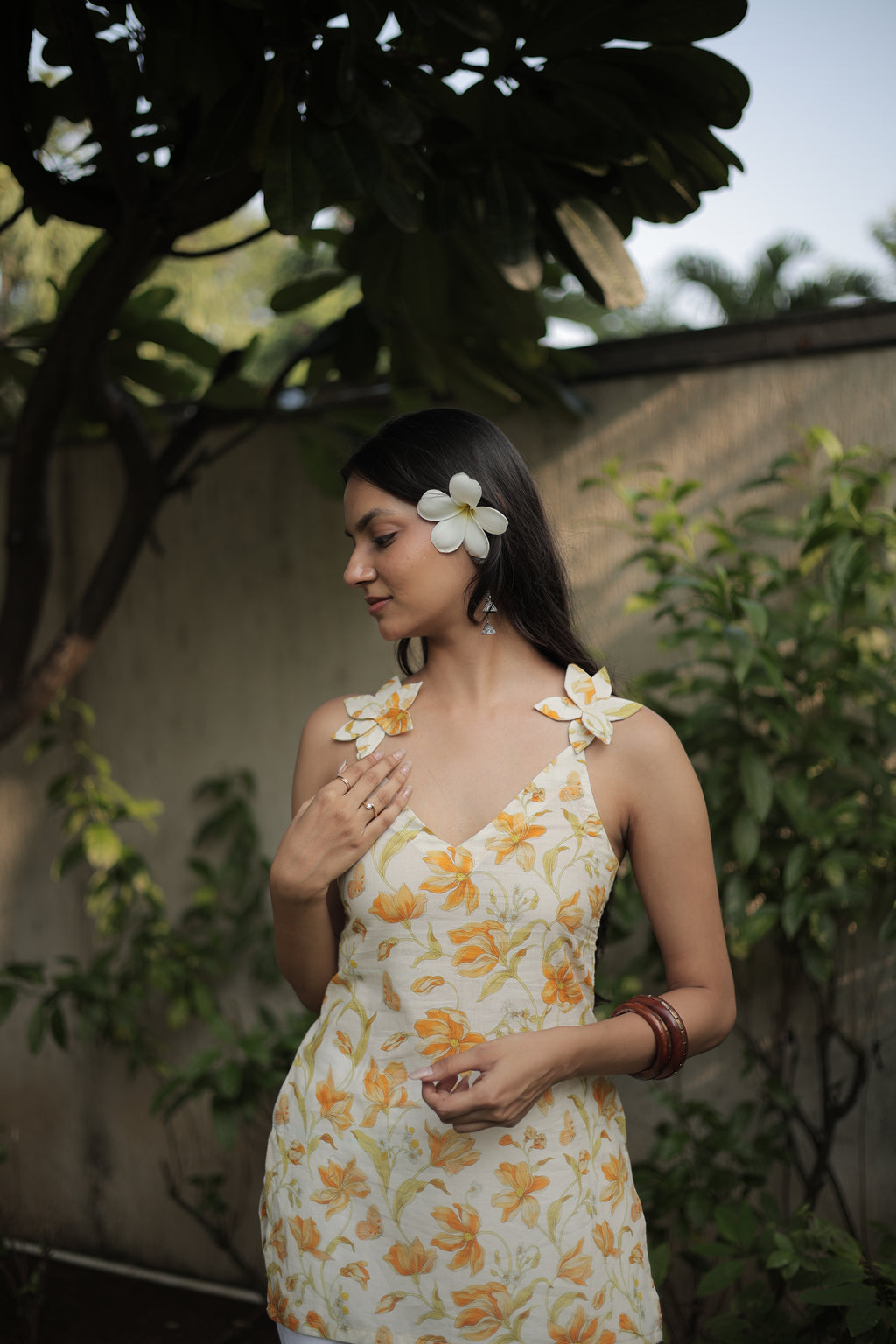 Buttercup Applique Short Kurti