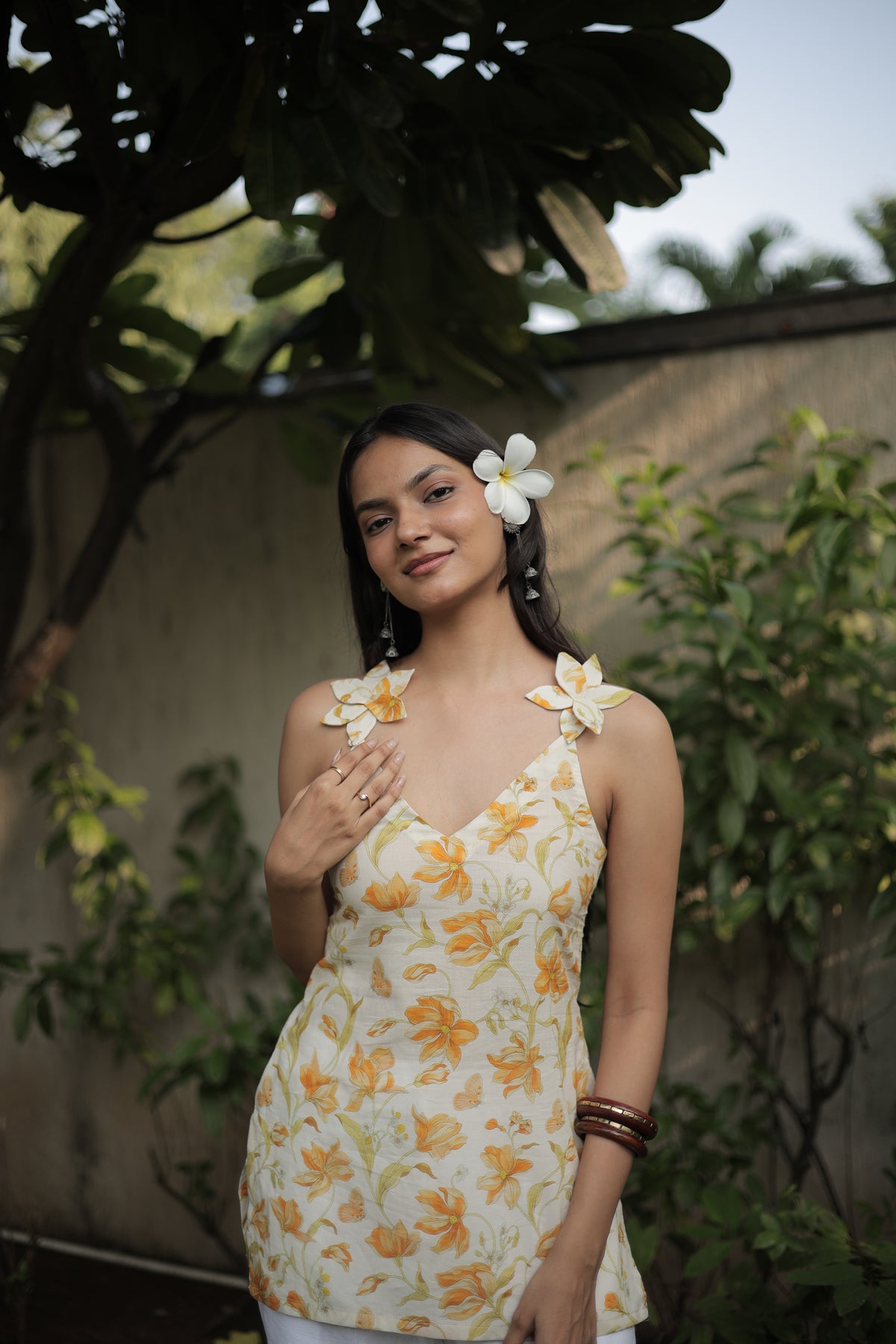 Buttercup Applique Short Kurti