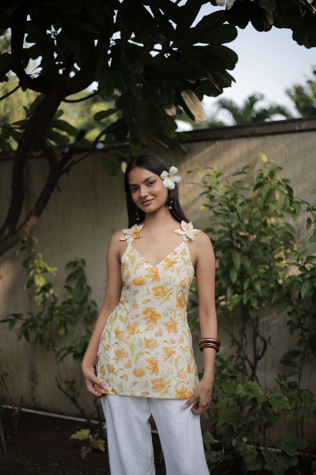 Buttercup Applique Short Kurti