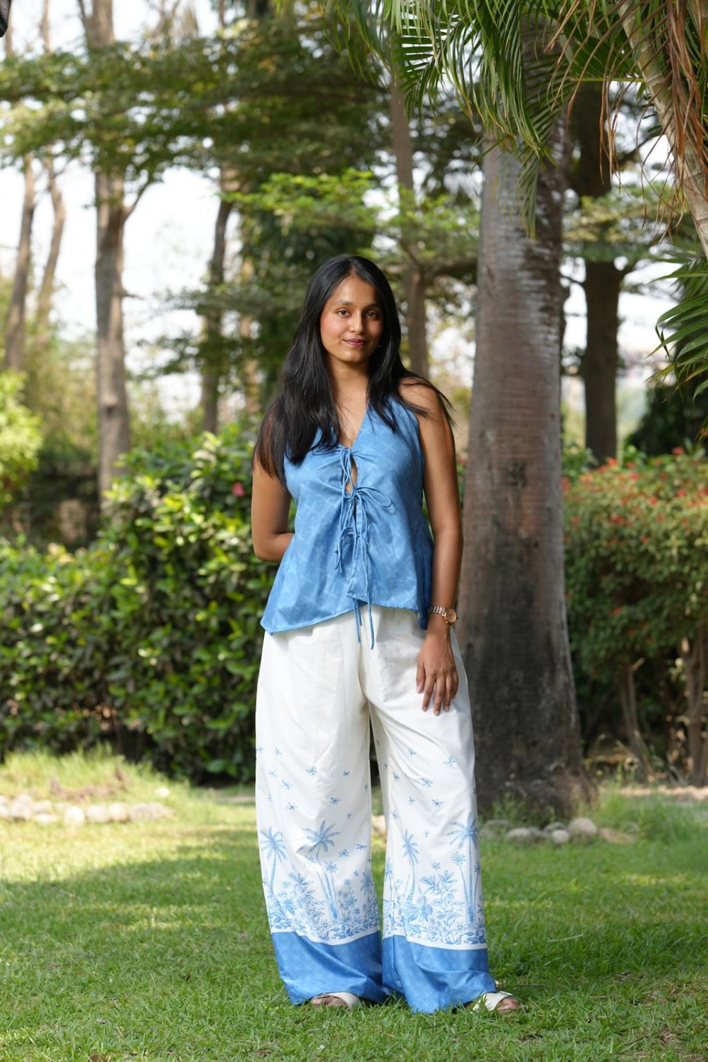Giraffe Blue Co-ord set